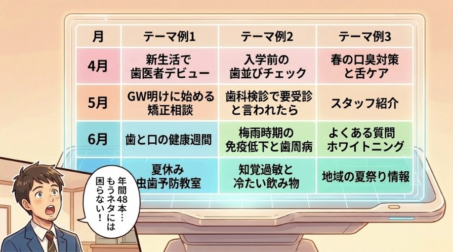 【ステップ３】出力されたカレンダーを整理・保存する