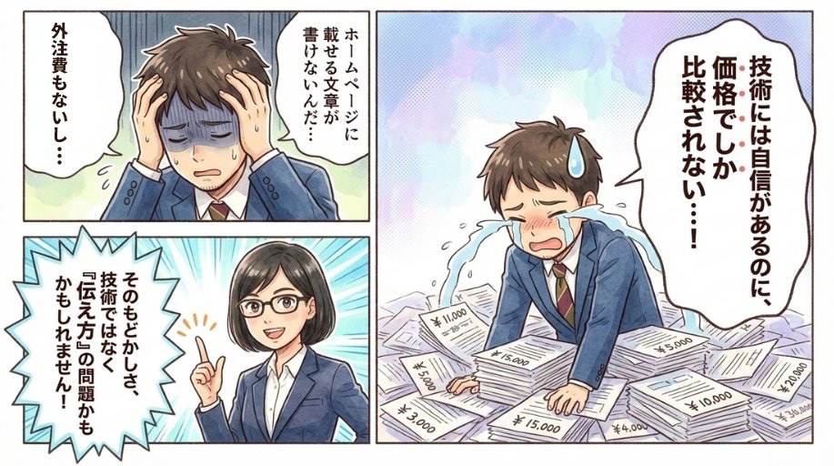 「良い仕事をしているのに、なぜか伝わらない」