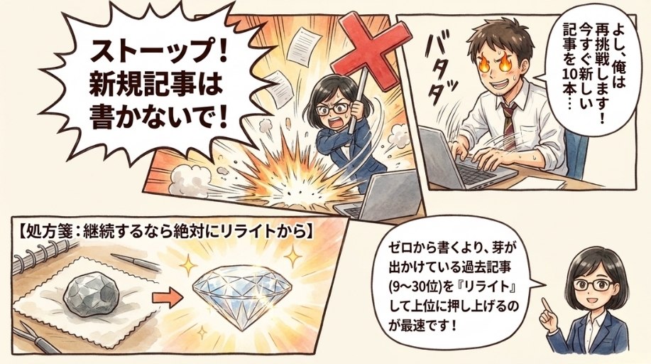 継続するならリライトから