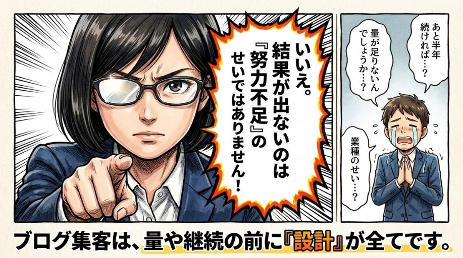 結果を出せなかったのは、努力不足のせいだけではない