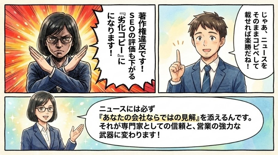 ＜著作権上の注意＞ニュースの転載・丸写しはNG