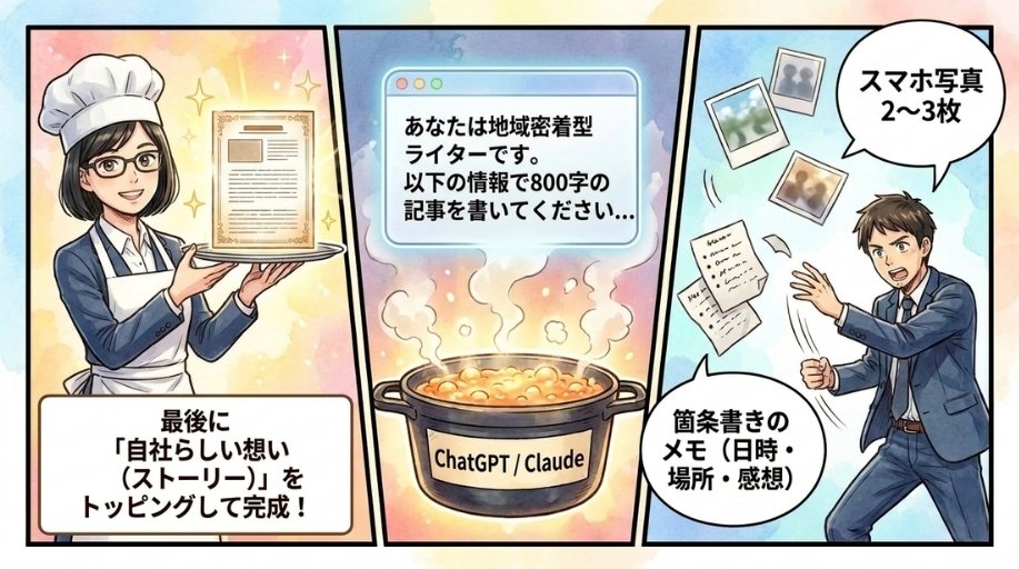 AIで記事にする手順