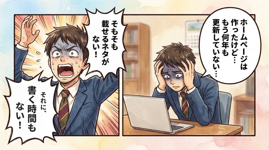 「うちに発信することなんてない」