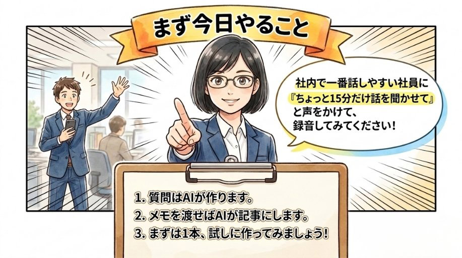 まず今日やること