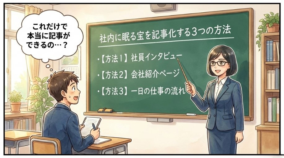 「人」と「日常」を活かして、ホームページのコンテンツを手軽に作る3つの方法