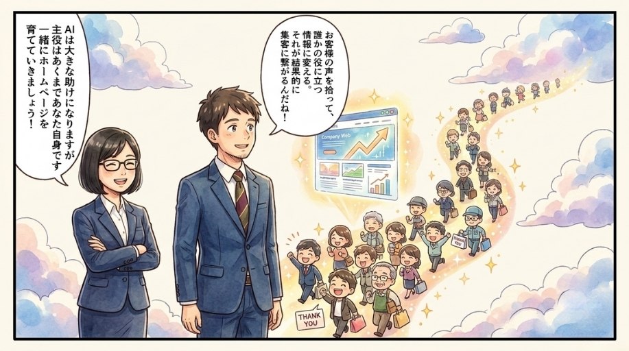 ホームページは作って終わりではない