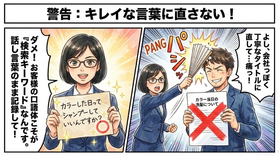 "キレイな言葉"に直さない