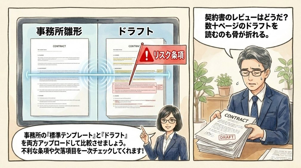 契約書レビューとリスク条項の検知
