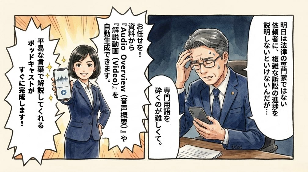 依頼者への説明資料を「音声・動画」で作成