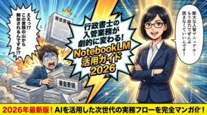 行政書士の入管業務が劇的に変わる！NotebookLM活用ガイド2026