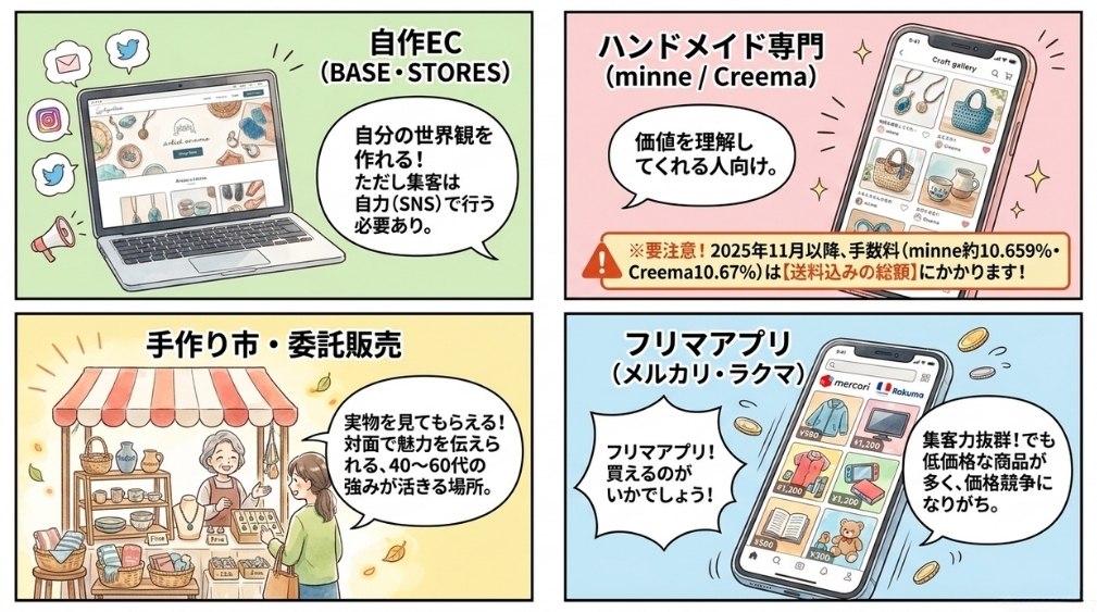 プラットフォームの種類と特徴