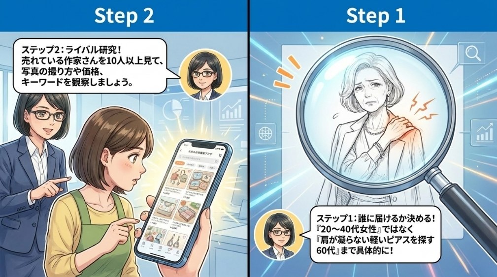 【ステップ１】誰に届けたいかを具体的に決める