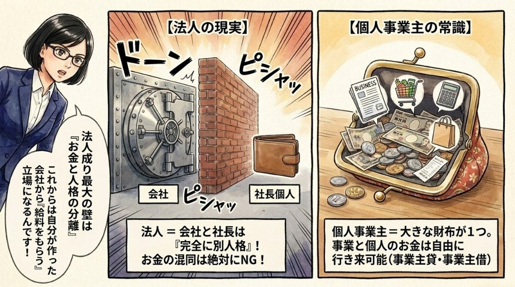 法人成り後の経理