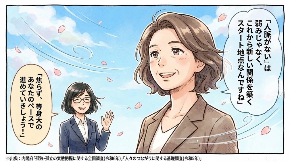まとめ — 「人脈がない」は弱みではない