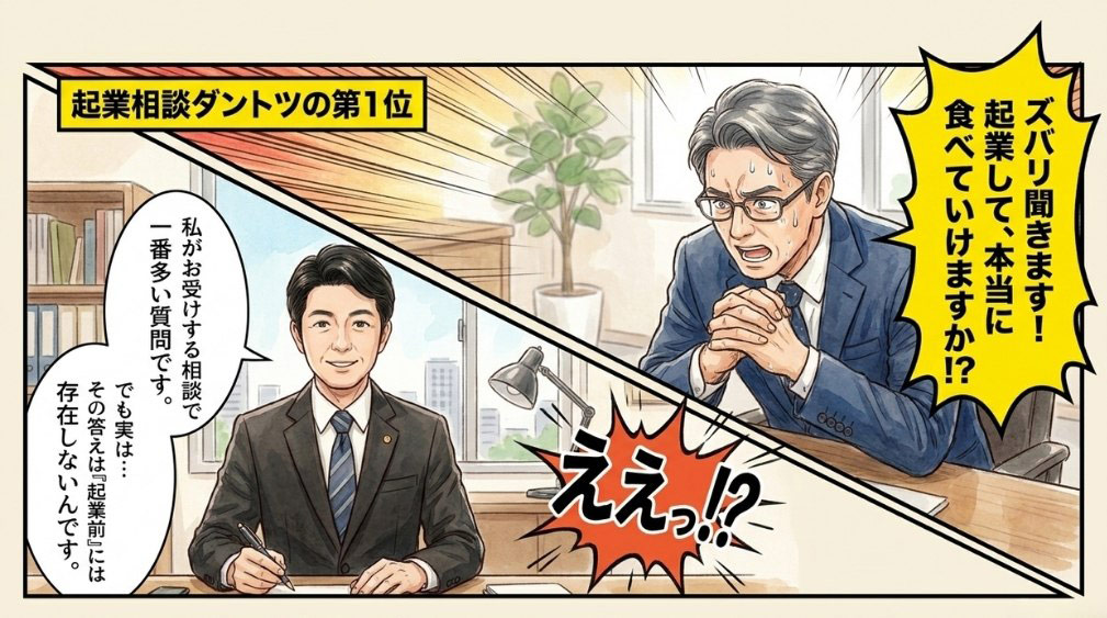 【質問1】「起業して食べていけますか?」