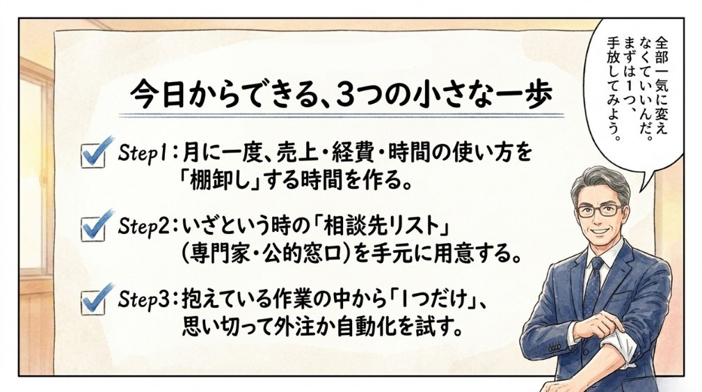 今日からできる、悩みとの小さな付き合い方