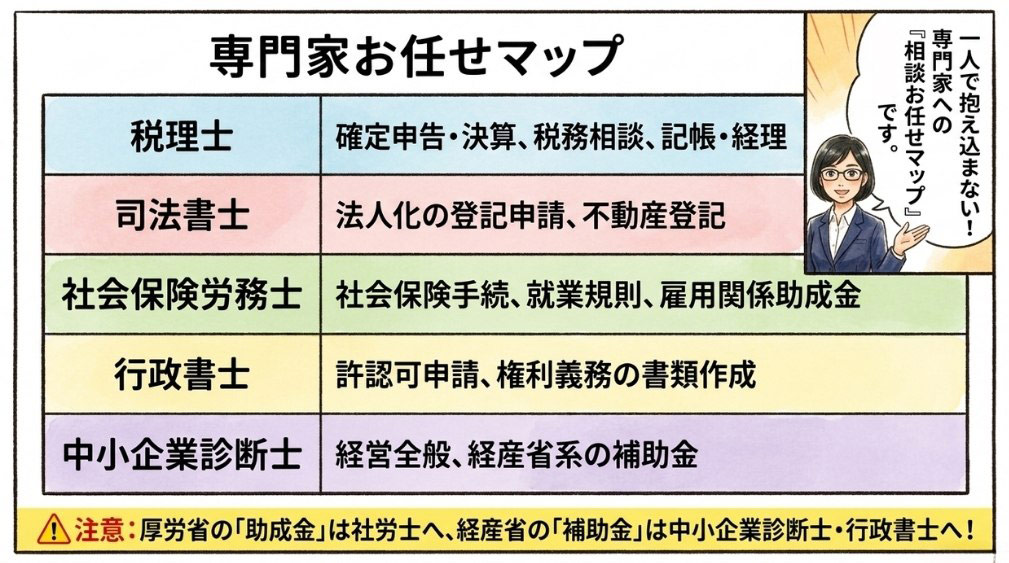 自分でやること・任せることの線引き