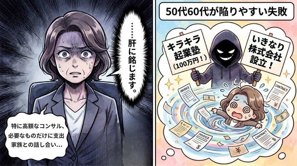 「おばさん起業」で50代60代女性が陥りやすい5つの失敗