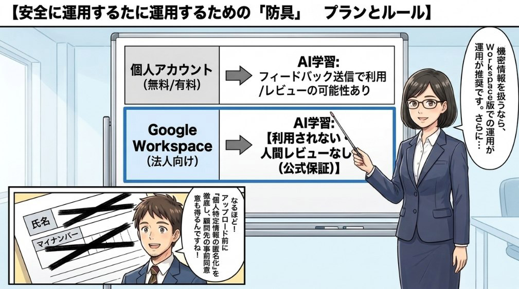 個人アカウント・個人有料版・Workspace版の3階層